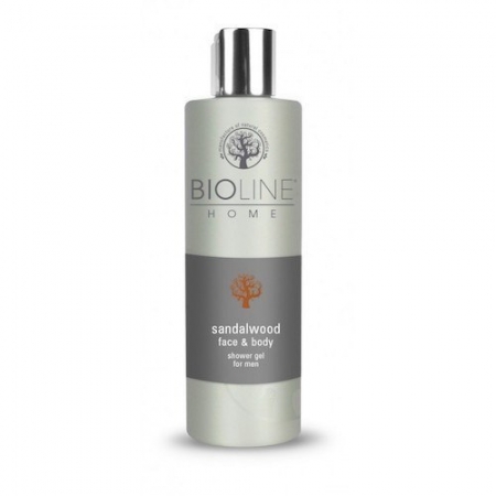 BIOLINE Żel pod prysznic MĘSKI SANDALWOOD twarz i ciało 250ml